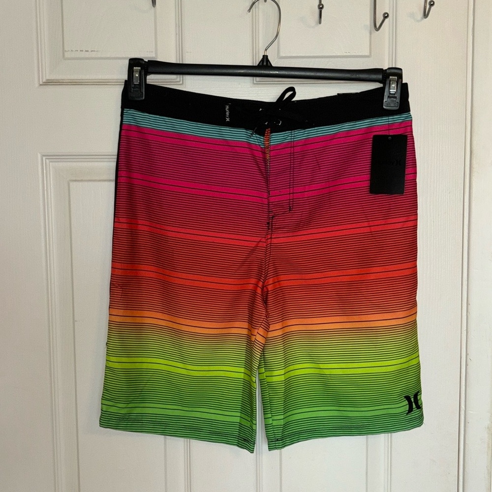 NWT Boys Hurley Shoreline Boardshorts 20 MSRP $38 Multi